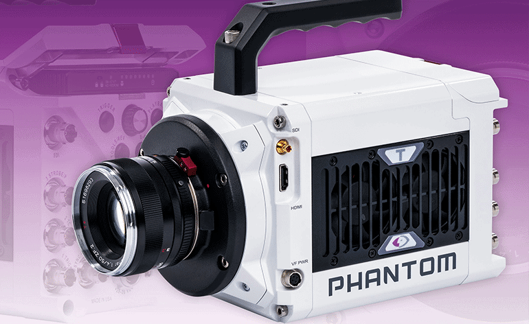 Phantom camara - opposite of under-cranking with high speed frame rates